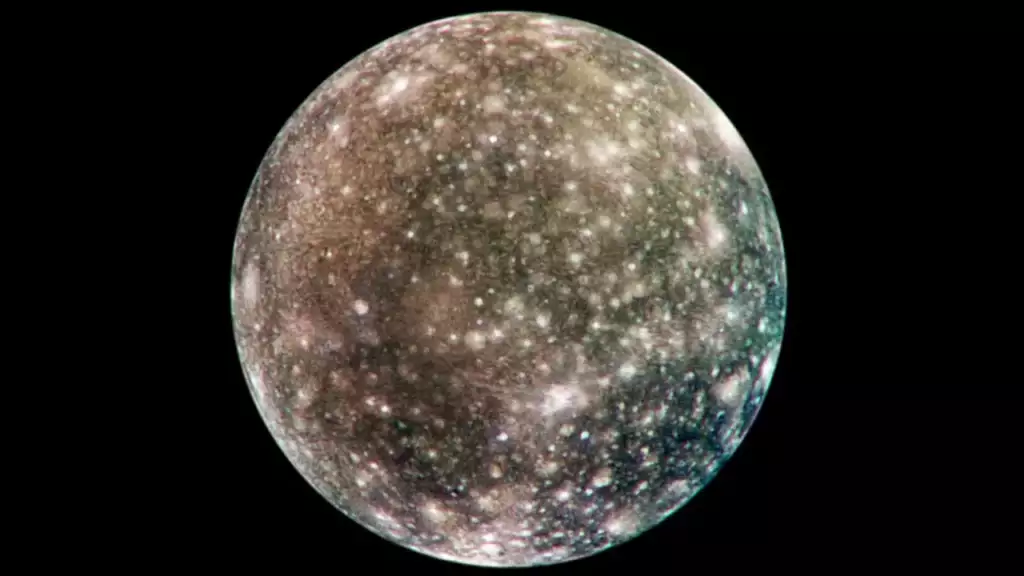 Callisto, the oldest moon of Jupiter