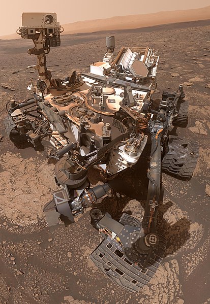 Nasa Curiosity Rover on Mars