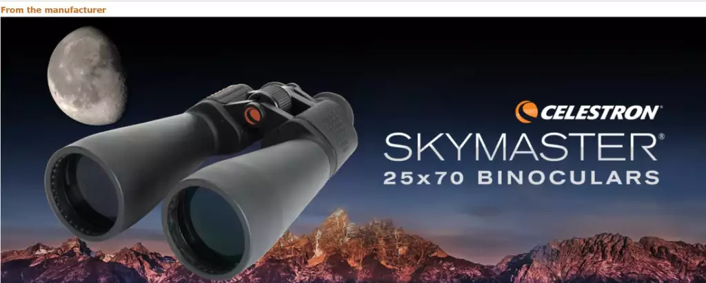 Celestron SkyMaster 25x70 Binoculars for Stargazing