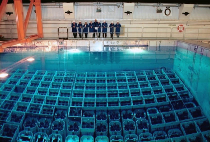 Cooling and storing used nuclear fuel assemblies in pools